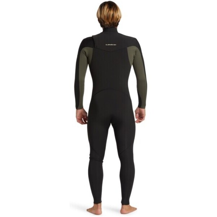 2024 Quiksilver Mens Everyday Sessions 3/2mm Chest Zip Wetsuit EQYW103202 - Thyme